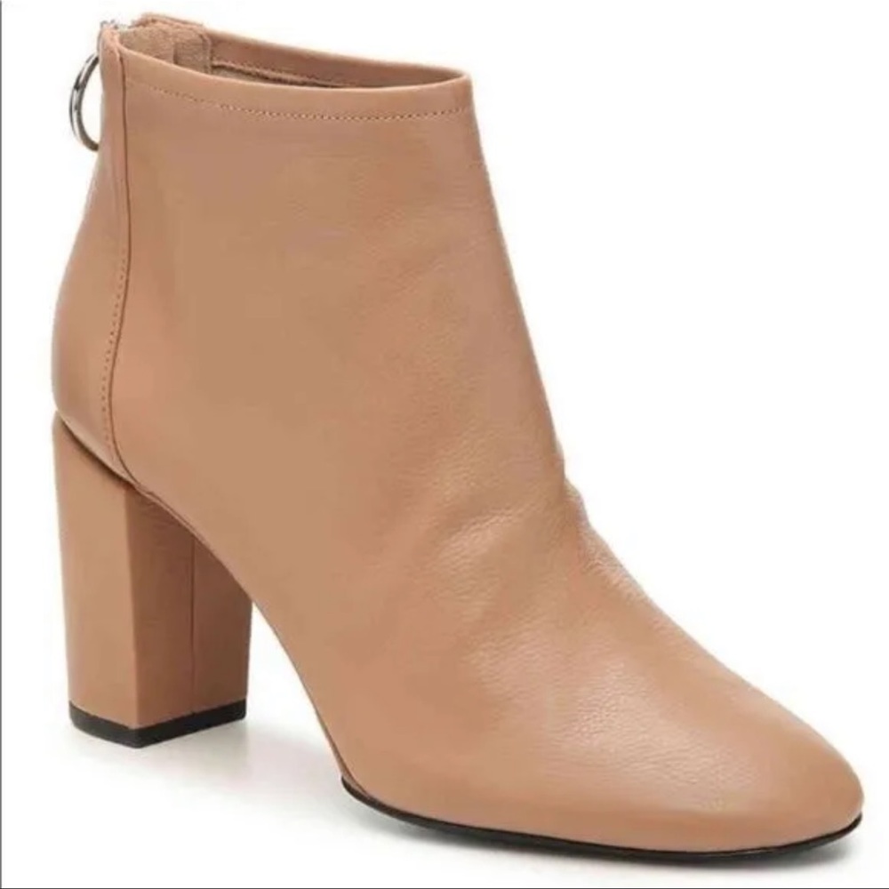 LIKE NEW VIA SPIGA Nadia Bootie in dessert leather heeled ankle boot size 8